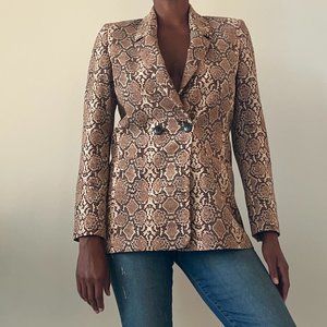 ANINE BING Madeleine Blazer - Python